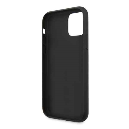 GUESS POKROWIEC HARD CASE DO IPHONE 11 6,1 4G STRIPE COLLECTION SZARY