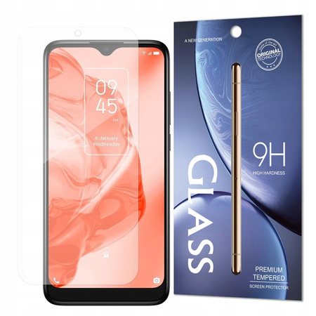 HURTEL SZKŁO HARTOWANE TEMPERED GLASS 9H DO TCL 205 OPASKA KOPERTA