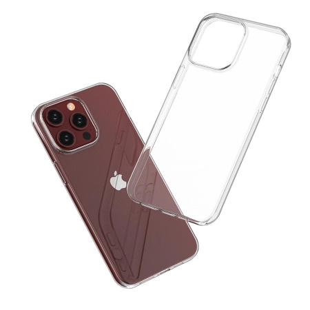 HURTEL ETUI DO IPHONE 15 PRO MAX PRZEZROCZYSTE Z SERII ULTRA CLEAR OCHRONNE