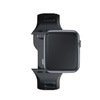 42/44/45/46/49 mm Black (big) - 3mk Silicone Watch Strap for Apple