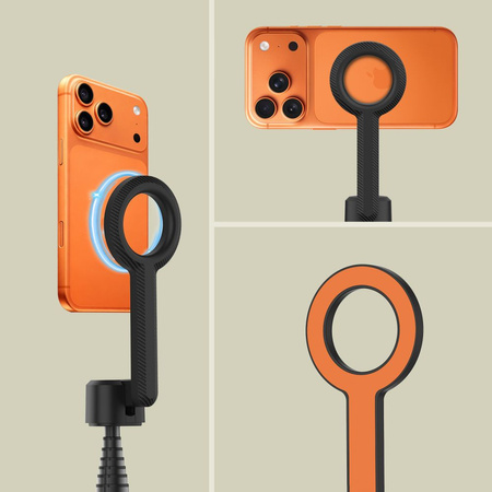 TECH-PROTECT L10S MAGSAFE BLUETOOTH SELFIE STICK TRIPOD BLACK/ORANGE