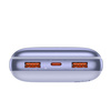 Powerbank Baseus Bipow Pro 20000mAh 22.5W fioletowy z kablem USB Typu A - USB Typu C 3A 0.3m (PPBD040305)