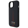 Red Bull RBHMP15S24CFGSMK iPhone 15 6.1 hardcase czarny/black Carbon Fiber Power Bar MagSafe