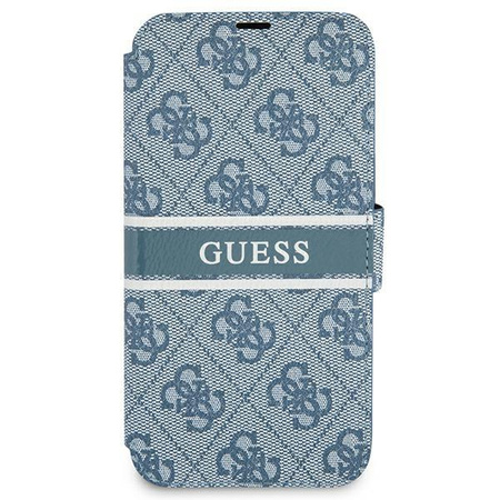 Guess GUBKP13S4GDBL iPhone 13 mini 5,4" niebieski/blue book 4G Stripe