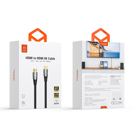 Mcdodo monitor cable, HDMI cable - HDMI 8K 60Hz FULL HD 2M CA-8430