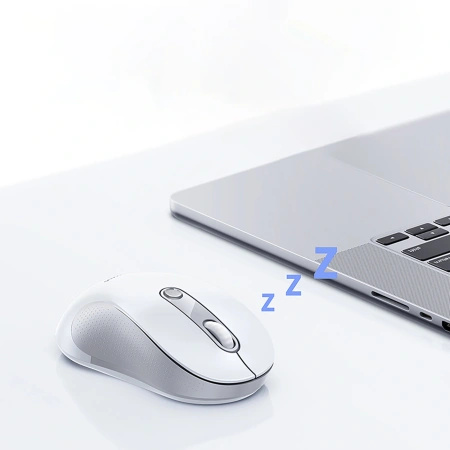 Mysz bezprzewodowa Baseus F02 ergonomiczna USB 2.4GHz - biała