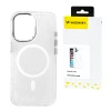 WOZINSKY ETUI Z MAG SAFE DO SAMSUNG GALAXY S24 FE PRZEZROCZYSTE Z BROKATEM