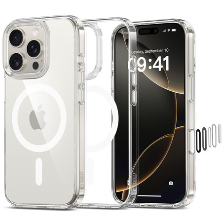 TECH-PROTECT ETUI HYBRYDOWE DO IPHONE 16 PRO DO MAGSAFE LEKKIE I WYTRZYMAŁE