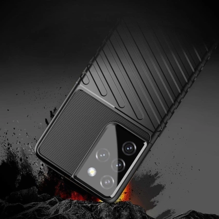 HURTEL ELASTYCZNE ETUI POKROWIEC DO SAMSUNG GALAXY S22 ULTRA ANTYWSTRZĄSOWE