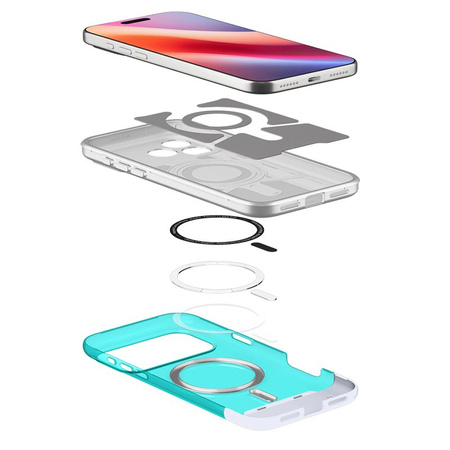 Spigen Classic C1 MagSafe, bondi blue - iPhone 17 Pro