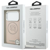 Etui Karl Lagerfeld K Head Point Logo    MagSafe do iPhone 17 Pro Max różowy