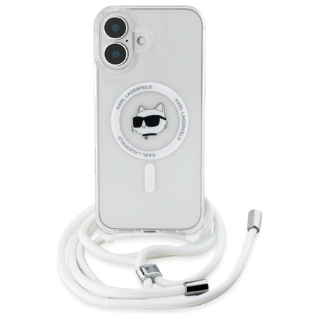 KARL LAGERFELD CASE HARDCASE DO IPHONE 16 6,1 Z DO MAGSAFE CHOUPETTE HEAD