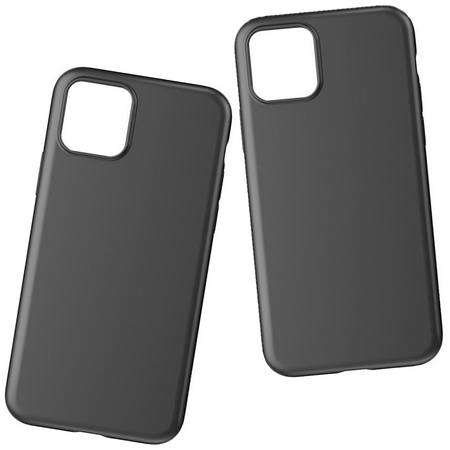 Soft Case żelowe elastyczne etui pokrowiec do iPhone 12 Pro czarny