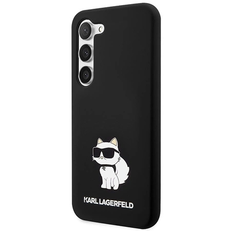 Etui Karl Lagerfeld Silicone Choupette na Samsung Galaxy S24 - czarne