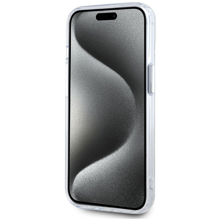 KARL LAGERFELD ETUI MAGNETYCZNE DO IPHONE 15 PLUS METALOWE Z LOGO KARL HEAD