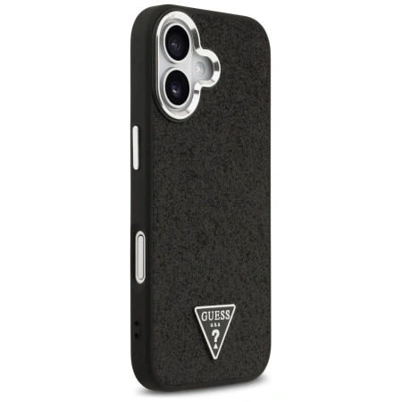 GUESS ETUI GLITTER TRIANGLE LOGO MAGSAFE DO IPHONE 17 OCHRONA Z EFEKTEM