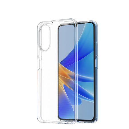 Ultra Clear 0.5mm etui do Oppo A17 cienki pokrowiec przezroczyste