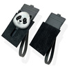 Nimmy Zestaw 3w1 torebka na telefon +    portfel + etui na lokalizator czarny/black Big Eyed Pet 2.0 Panda
