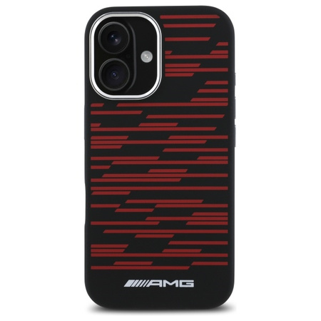 MERCEDES ETUI HARDCASE SILICONE DO IPHONE 16 6.1 DO MAGSAFE Z GRAFIKĄ AMG