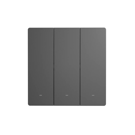 Sonoff inteligentny 3-kanałowy przełącznik ścienny WiFi czarny (M5-3C-86)
