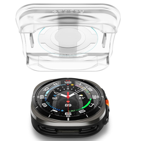 SPIGEN SZKŁO HARTOWANE DO GALAXY WATCH ULTRA 47 MM 2-PACK ŁATWE W MONTAŻU