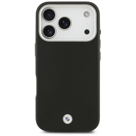 Etui BMW Sign Full Wrapped Metal MagSafe do iPhone 17 Pro czarny