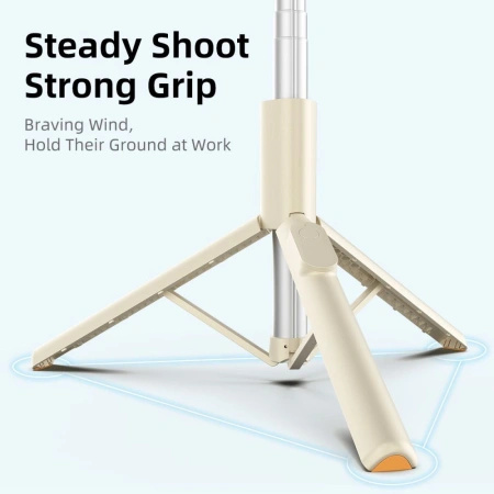 TECH-PROTECT SELFIE STICK Z TRIPODEM DO TELEFONÓW I KAMER 3W1 Z PILOTEM