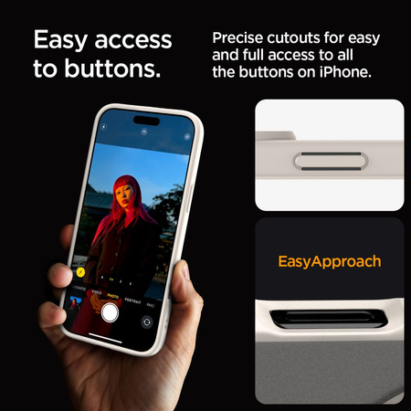 SPIGEN ULTRA HYBRID CASE DO IPHONE 16 PRO Z DO MAGSAFE I ZASTOSOWANIE