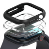 RINGKE ETUI SLIM 2-PACK DO APPLE WATCH 10 46 MM PRZEZROCZYSTY MATOWY CZARNY