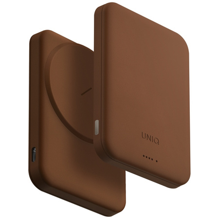 Powerbank UNIQ Lyden Lexa Magnetic       5000mAh PD USB-C MagSafe karmel