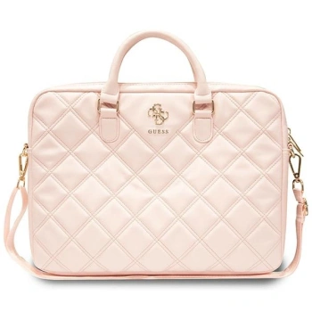 Guess Torba GUCB15ZPSQSSGP 16różowy/pink Quilted 4G