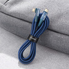 Kabel do telefonu, komputera, Kątowy, USB-C, PD 2.0, QC 4.0, 5A, 100W, 2M, niebieski, Mcdodo