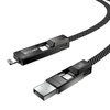 BLITZWOLF KABEL 4W1 USB-C LIGHTNING DO TELEFONÓW 240W 1,2M SZYBKIE