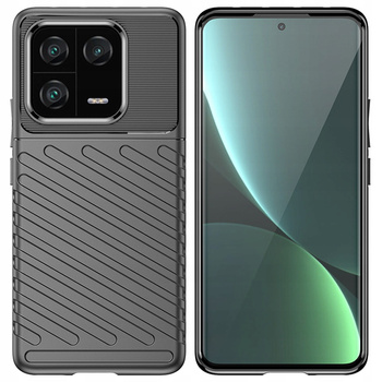 Thunder Case etui do Xiaomi 13 Pro silikonowy pancerny pokrowiec czarne