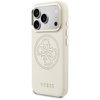 Etui Guess Perforated 4G MagSafe do      iPhone 17 Pro Max beżowy