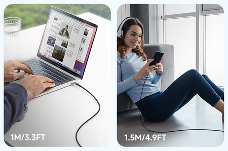 Mcdodo Kabel Prism Usb-C, szybki, mocny, 65W PD, 1,5m