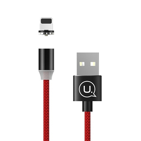 USAMS KABEL MAGNETYCZNY U-SURE DO LIGHTNING 1M 2.1A DO APPLE SZYBKIE