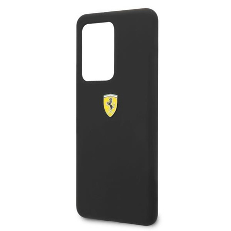 Etui Ferrari Hardcase Silicone na Samsung Galaxy S20 Ultra - czarne