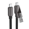 ACEFAST KABEL USB-C 1.2M 3A DO SZYBKIEGO ŁADOWANIA TELEFONÓW XIAOMI SAMSUNG