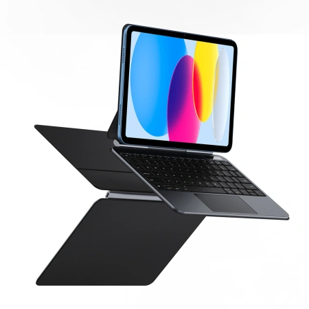 Etui z klawiaturą Dux Ducis (MK series) na iPad 10" (2022) iPad 11" (2025) - czarne