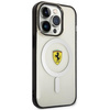 Etui Ferrari FEHMP14XURKT na iPhone 14 Pro Max 6.7" przezroczysty/- przezroczyste hardcase Outline Magsafe