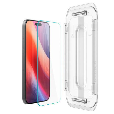 SPIGEN SZKŁO HARTOWANE DO IPHONE 16 PRO GLAS.TR EZ FIT 2-PACK Z OCHRONĄ