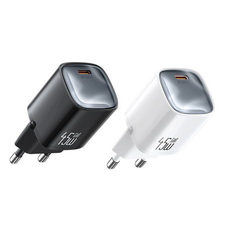 MCDODO SZYBKA ŁADOWARKA DO TELEFONU USB-C 45W GAN KABEL 1M TYP C CZARNA