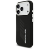 Etui AMG Silicone Oversize Rhombs        MagSafe do iPhone 17 Pro czarny