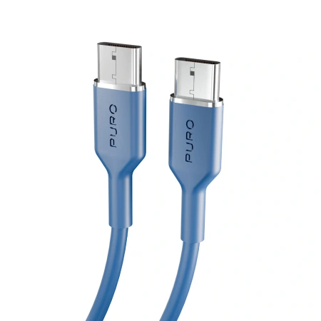 Kabel Puro ICON USB-C - USB-C 1,5m - niebieski