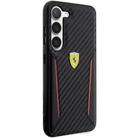 Ferrari FEHCS23MNPYK S23+ S916 czarny/black hardcase Carbon Contrast Edges