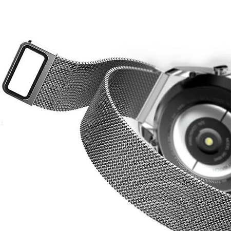 MERCURY PASEK MESH DO APPLE WATCH 42 44 45MM STALOWY ZAMEK MAGNETYCZNY