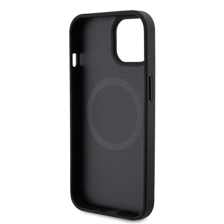 Ferrari FEHMP15SPTEK iPhone 15 6.1" czarny/black hardcase Carbon Metal Logo MagSafe