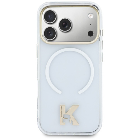Etui Karl Lagerfeld IML K Head Logo      MagSafe do iPhone 17 Pro Max przezroczysty