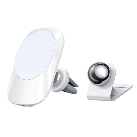 Mcdodo car holder with magnetic charger for iPhone 12 13 white